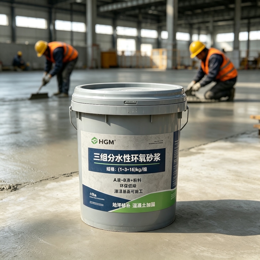 广平三组份水性环氧砂浆